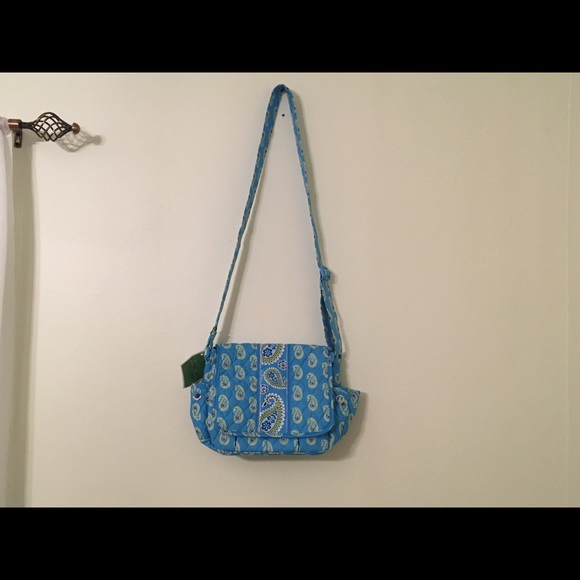 Vintage Vera Bermuda Blue Crossbody - Picture 1 of 6